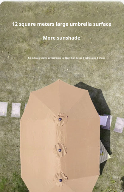 Outdoor Parasol Terrace Villa Garden Centre Column Umbrella Coffee Shop Milk Tea Shop Commercial Parasol Stalls Umbrellas