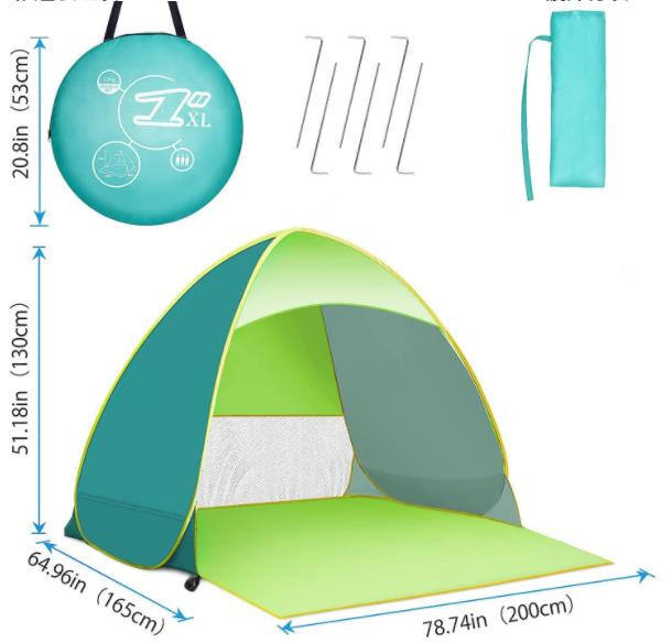 Professional Party Tents Camping Outdoor Umbrella Ultralight Folding Automatic Pop up One Bedroom Beach Tent Sun Shelter