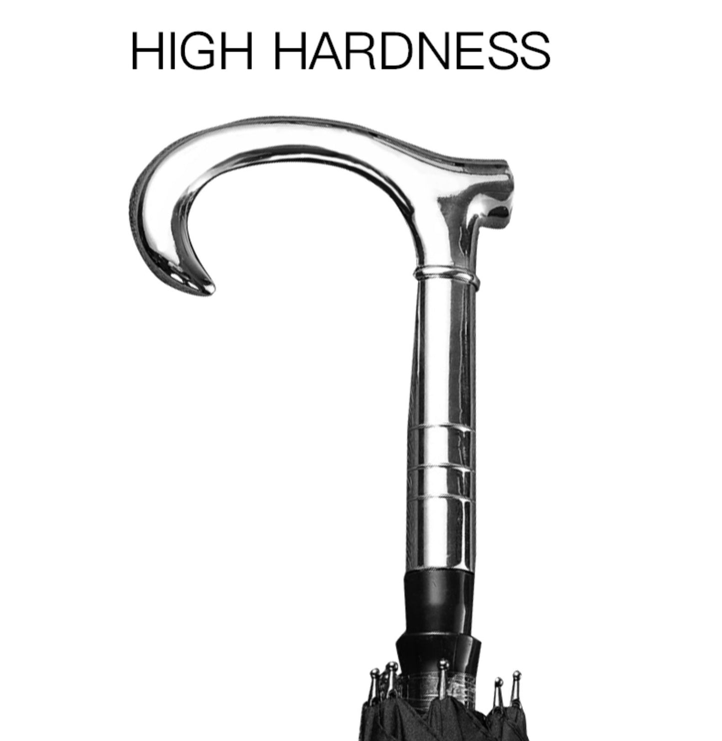 Luxury stick umbrella with cane with fashion design umbrella